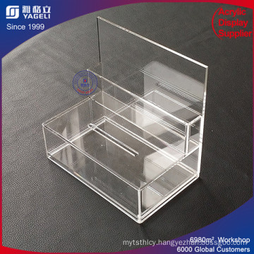 High Quality Acrylic Ballot Box with Sign Holder